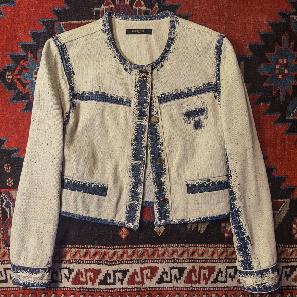 Louis Vuitton Denim Evening Jacket